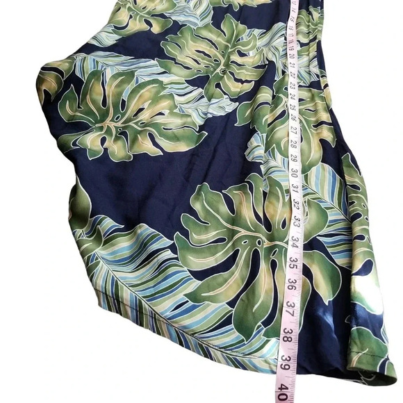 Hilo Hattie Women's HAWAIIN ORIGINAL Shift Dress Size S Blue Rayon Short Sleeves - Picture 5 of 7